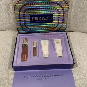 NWT White Diamonds Elizabeth Taylor 4pc Gift Set